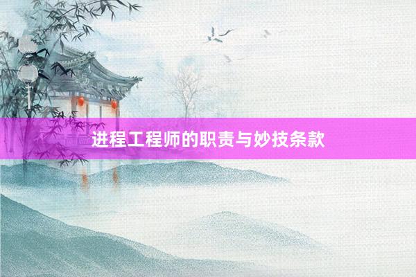 进程工程师的职责与妙技条款